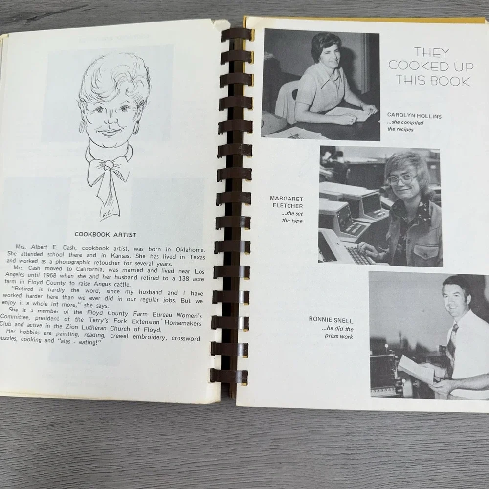 What's Cooking In Farm Bureau Kitchens 1976 Virginia Spiral Cookbook Cream